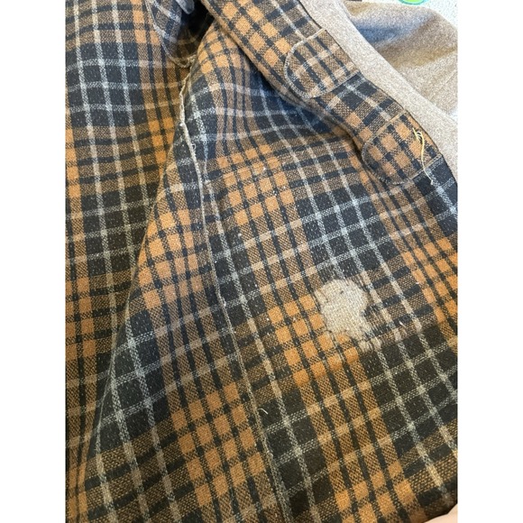 VTG Gloverall Original England Duffle Coat Brown Wool Hooded Toggle 36 academia - Picture 6 of 9